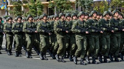 Soldiers of the Ukrainian Army